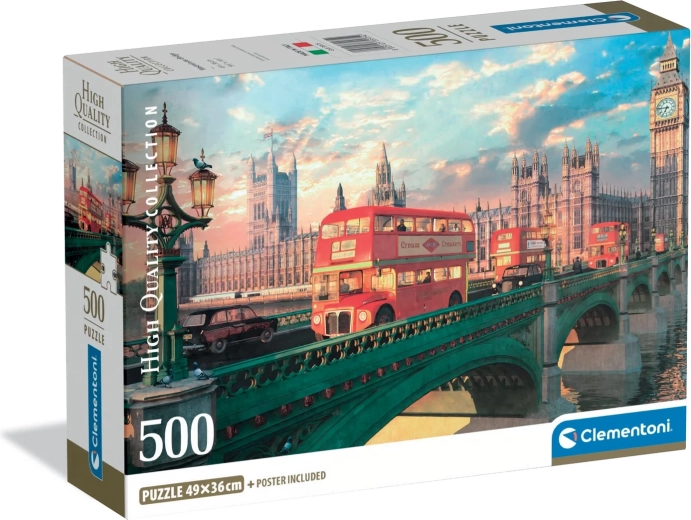 Puzzle Clementoni Londres – Puente de Westminster (500 piezas)