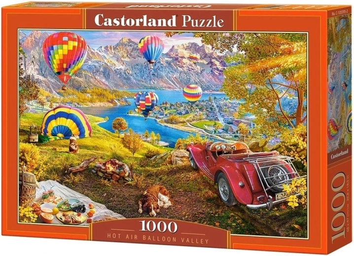 Puzzle Castorland Valle de globos aerostáticos 1000 piezas