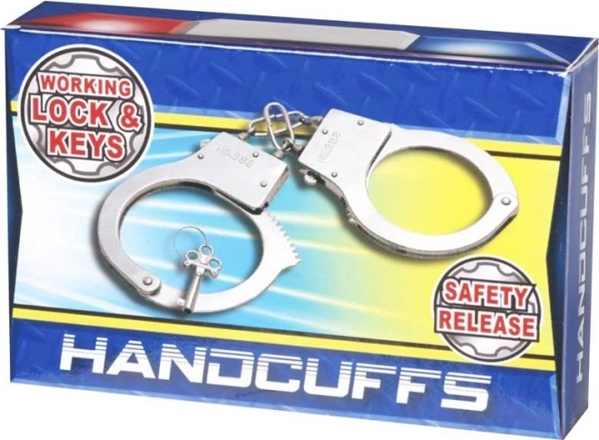 Esposas metálicas infantiles para el juego de policías y ladrones