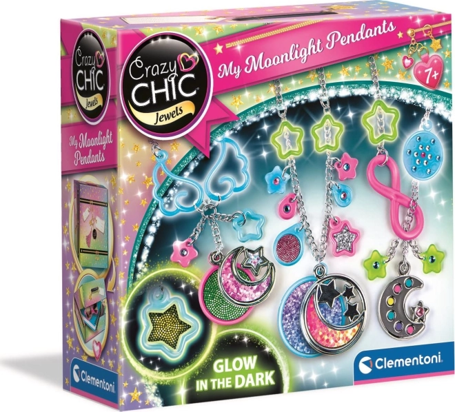 Crazy Chic mis colgantes con luz de luna