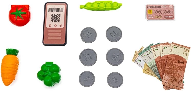 Accesorios completos para jugar a las tiendas