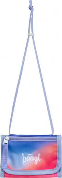 BAAGL cartera para el cuello Arcoíris Roja