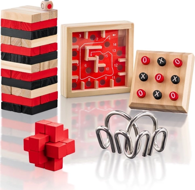Colección de mini juegos y rompecabezas 5 en 1
