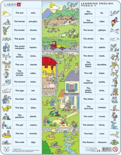 Puzzle Inglés en el campo 64 piezas