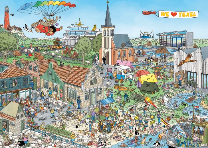 Puzzle JUMBO Refugio isleño 1000 piezas