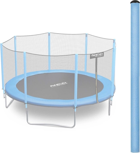 Poste superior para trampolín con red de seguridad 8–15 ft, azul Neo-Sport
