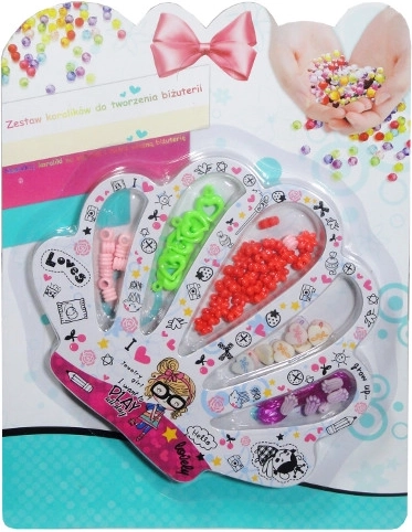 Set de cuentas con cordones para hacer pulseras