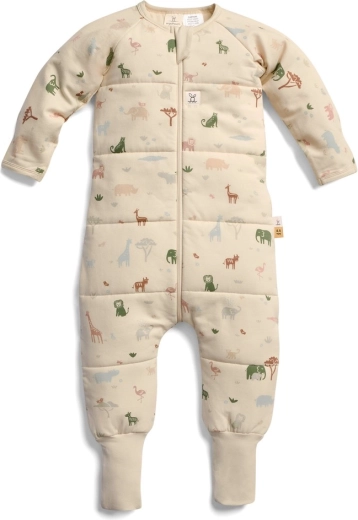 Mono para dormir de algodón orgánico ergoPouch Onesie Savannah 6–12 meses, 2,5 TOG