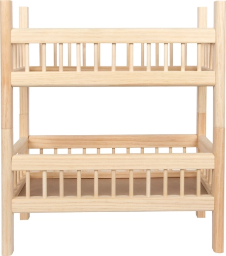 Madera natural resistente y bordes seguros