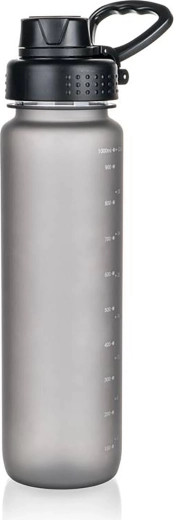 Botella deportiva para agua 1 l gris KIWU