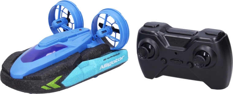 Aerodeslizador RC 2 en 1 con control remoto