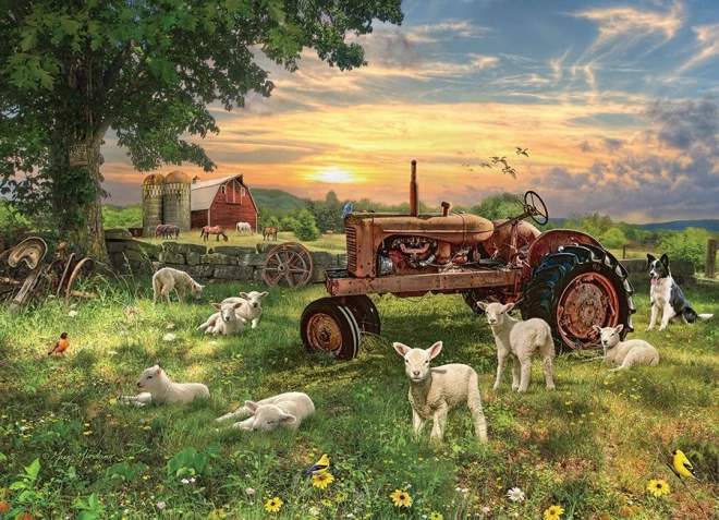 Puzzle Campo al amanecer de Cobble Hill 1000 piezas