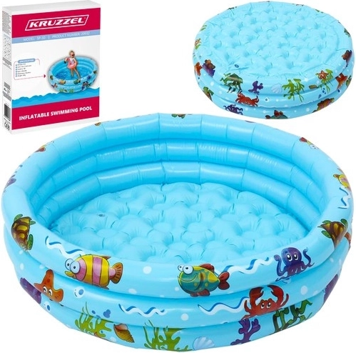 Piscina infantil hinchable con fondo blando KRUZZEL