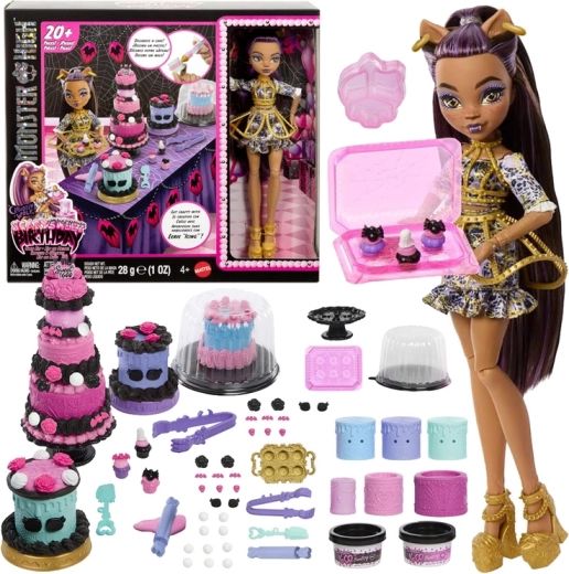 Muñeca Monster High Clawdeen Wolf: cumpleaños terroríficamente dulces