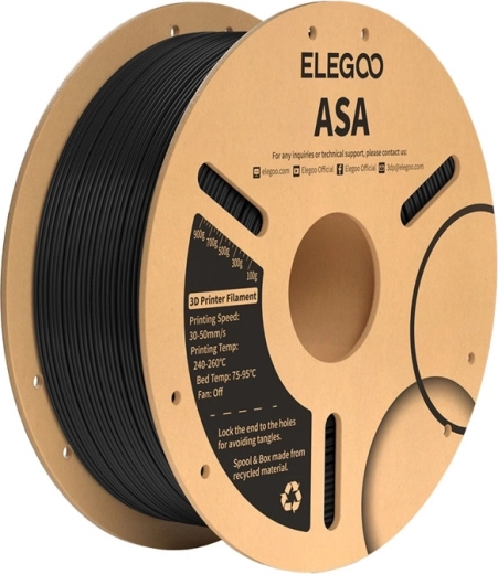Filamento ELEGOO ASA negro