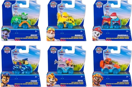 Patrulla Canina PUP Squad vehículos pequeños con figura