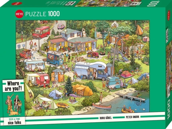 Puzzle Heye Busca y encuentra: Camping, 1000 piezas