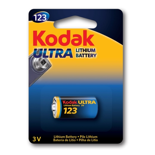 Batería de litio KODAK 123LA 3 V 1500 mAh