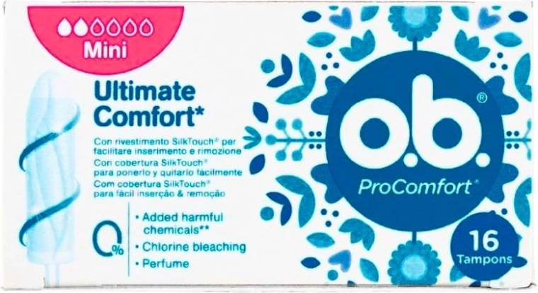 Tampones O.B. ProComfort Mini 16 uds