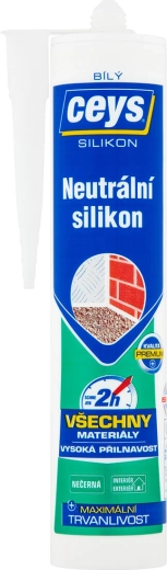 Silicona neutra CEYS blanca 280 ml