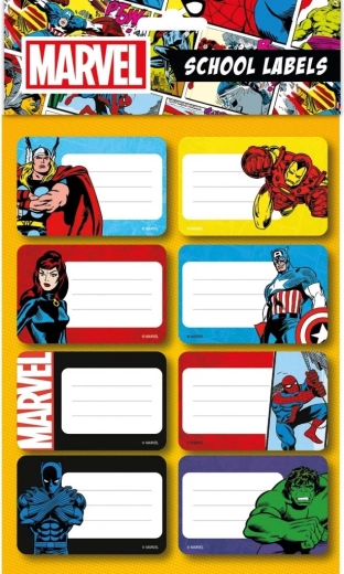 Marvel set escolar de pegatinas budget