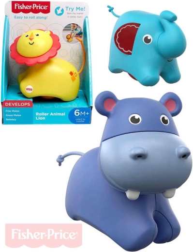 Animalito sonajero con ruedas Fisher-Price para bebé - 1 unidad