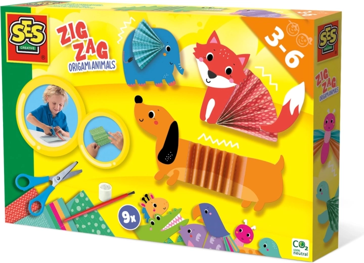 Origami de animalitos Zig-zag