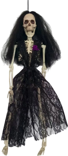 Accesorio de fiesta esqueleto con vestido