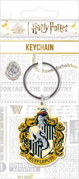 Llavero metálico HARRY POTTER Hufflepuff – escudo de la casa