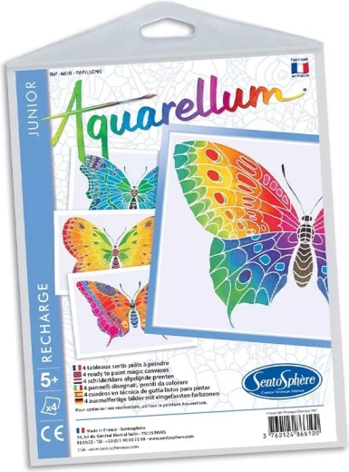Sentosphere set de imágenes acuarelas junior mariposas