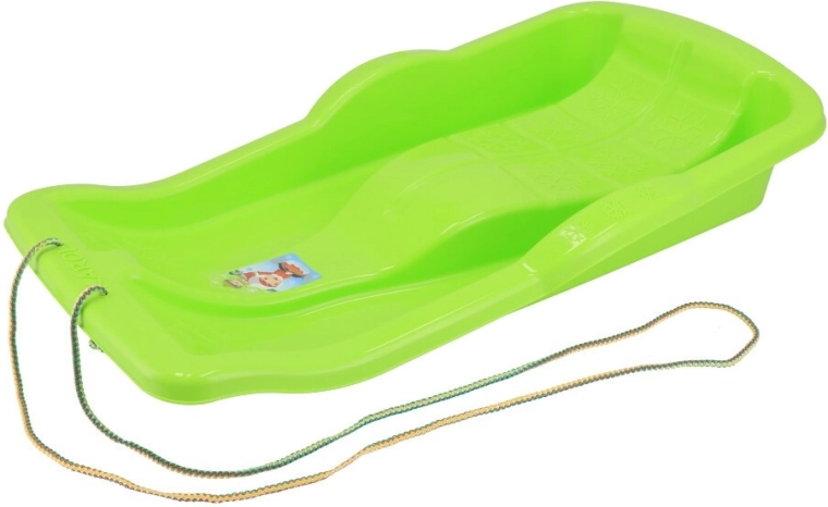 Trineo de plástico Baby Mix Karol verde