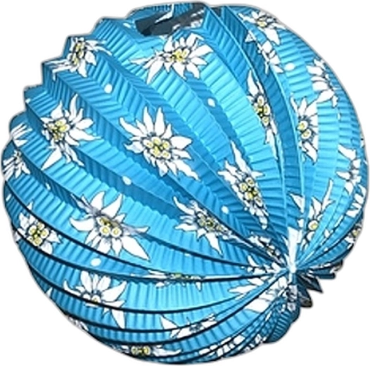Farolillo de papel en forma de bola 25 cm - 1 unidad