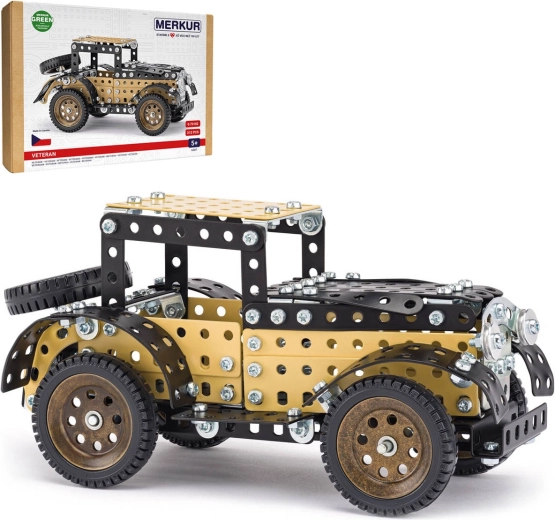 Kit de construcción metálico Merkur Auto veterano, 312 piezas