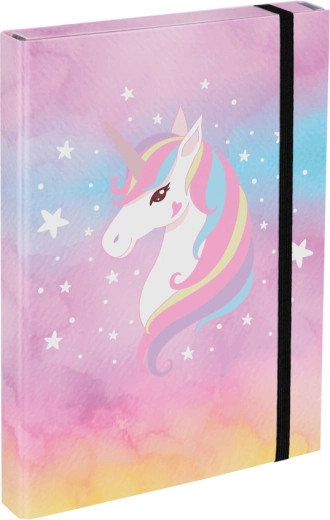 Carpetas para cuadernos escolares A4 Rainbow Unicorn