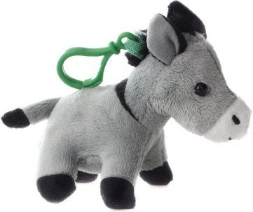 Llavero de burro de peluche 13 cm