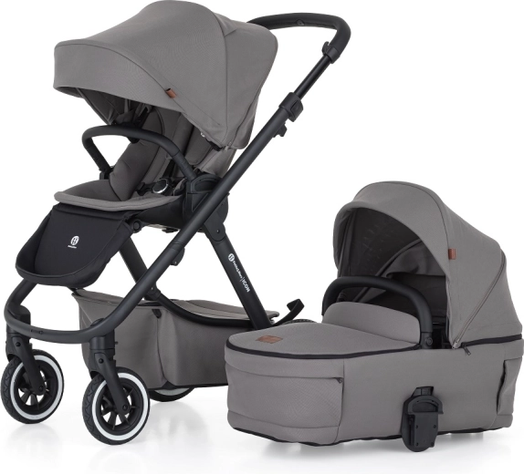Petite&Mars cochecito combinado Icon 2 en 1 Dove Grey Lite Air