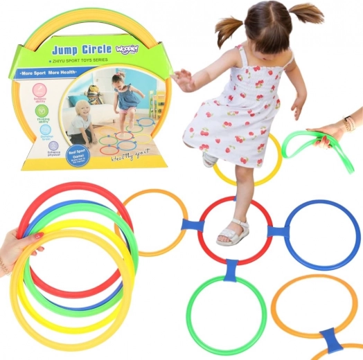 Woopie Set de aros de juego para saltar, 10 uds.