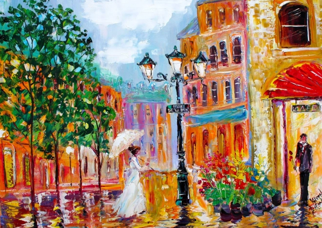Puzzle Romance parisino 1000 piezas