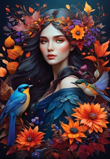 Puzzle Meliae 1000 piezas Bluebird