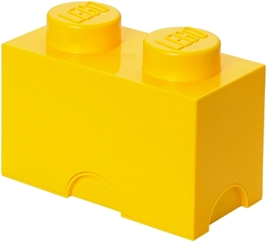 Caja de almacenaje Lego 2 – amarilla