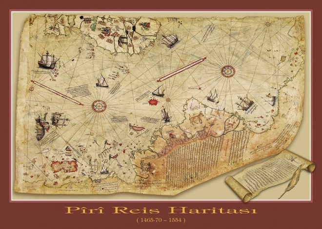 Puzzle mapa del capitán Reise 1000 piezas ART PUZZLE
