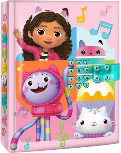 Diario con código La casa de muñecas de Gabby