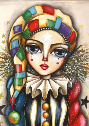Puzzle chica de carnaval 1000 piezas MAGNOLIA