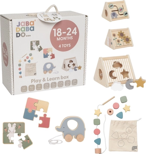 Caja Jabadabado de juego y aprendizaje 18–24 meses