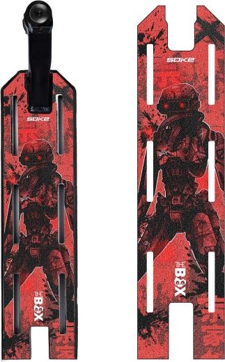 Cinta de agarre Soke para patinete freestyle Red Cyber 52 × 13 cm