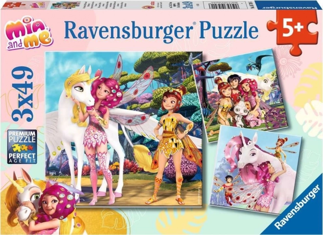 Puzzle Mia y yo 3x49 piezas