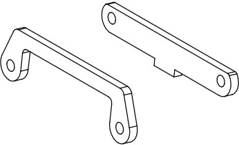 Refuerzo delantero del brazo de suspensión (wishbone) para Skull, Nightstorm y Crossmo