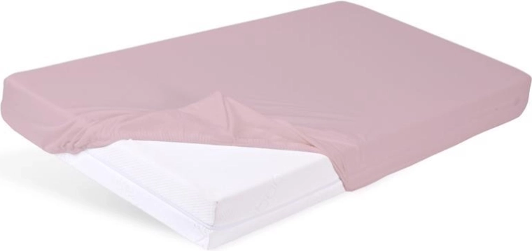 Babymatex sábana impermeable de bambú con elástico rosa viejo 60 × 120 cm