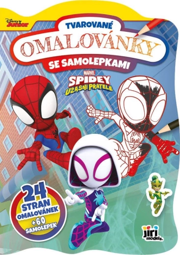 Libro para colorear troquelado Spidey
