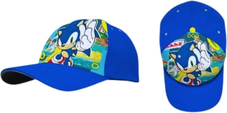 Gorra con visera SONIC para niños 52/54 cm